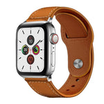 สายรัดนาฬิกาหนังแท้หัวเข็มขัดหมุด xDfind สำหรับ Apple Watch 42 / 44 / 45 / 46 / 49mm, สำหรับ Apple Watch 38 / 40 / 41 / S10 42mm
