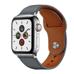 สายรัดนาฬิกาหนังแท้หัวเข็มขัดหมุด xDfind สำหรับ Apple Watch 42 / 44 / 45 / 46 / 49mm, สำหรับ Apple Watch 38 / 40 / 41 / S10 42mm