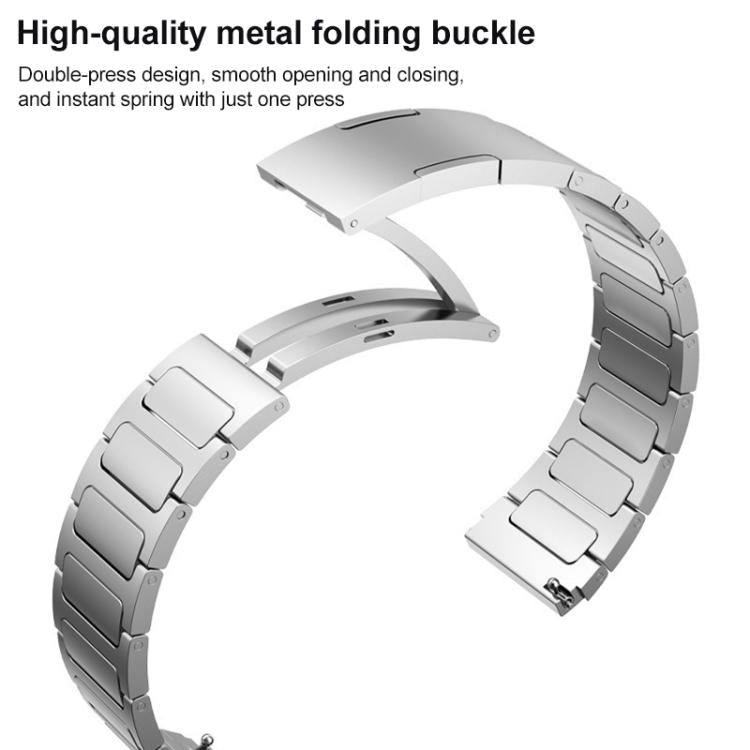 xDfind I-Shaped Buckle Stainless Steel Watch Band, For Amazfit T-Rex 3