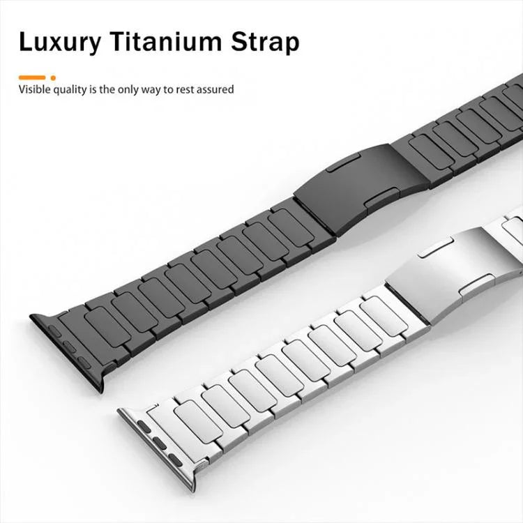 สายรัดนาฬิกาโลหะสแตนเลสสตีลหัวเข็มขัดรูปตัว I xDfind สำหรับ Apple Watch 42 / 44 / 45 / 46 / 49mm