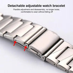 สายรัดนาฬิกาโลหะสแตนเลสสตีลแบบขั้นบันได xDfind สำหรับ Apple Watch 42 / 44 / 45 / 46 / 49mm, สำหรับ Apple Watch 38 / 40 / 41 / S10 42mm