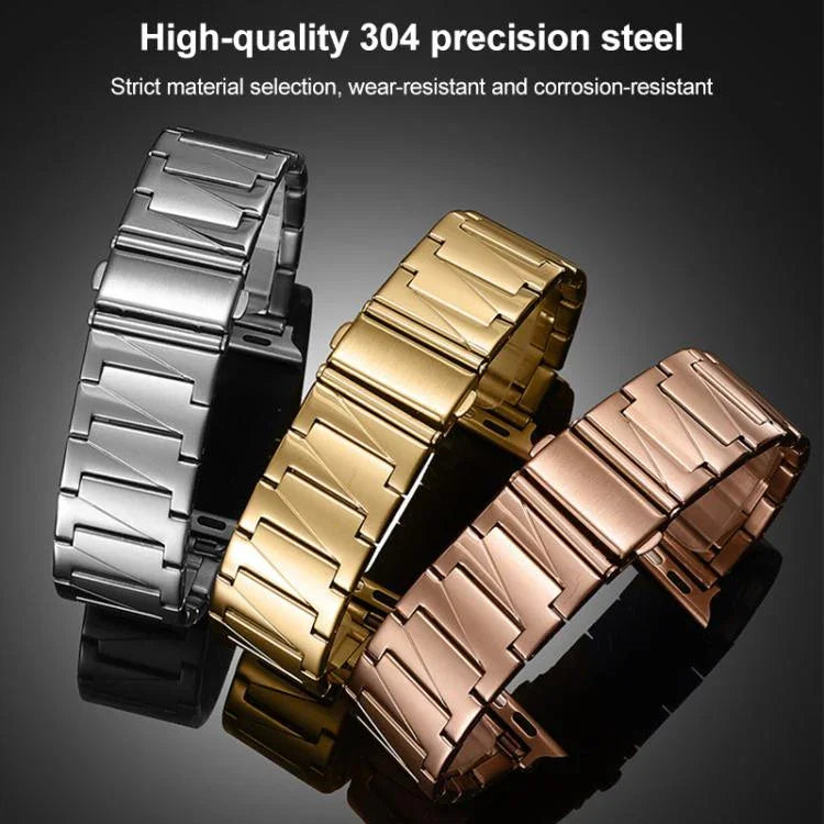 สายรัดนาฬิกาโลหะสแตนเลสสตีลแบบขั้นบันได xDfind สำหรับ Apple Watch 42 / 44 / 45 / 46 / 49mm, สำหรับ Apple Watch 38 / 40 / 41 / S10 42mm