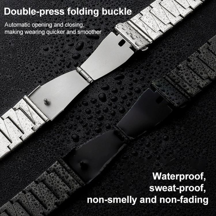สายรัดนาฬิกาโลหะสแตนเลสสตีลแบบขั้นบันได xDfind สำหรับ Apple Watch 42 / 44 / 45 / 46 / 49mm, สำหรับ Apple Watch 38 / 40 / 41 / S10 42mm