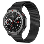 xDfind Milanese Parachute Buckle Stainless Steel Watch Band, For Amazfit T-Rex 3