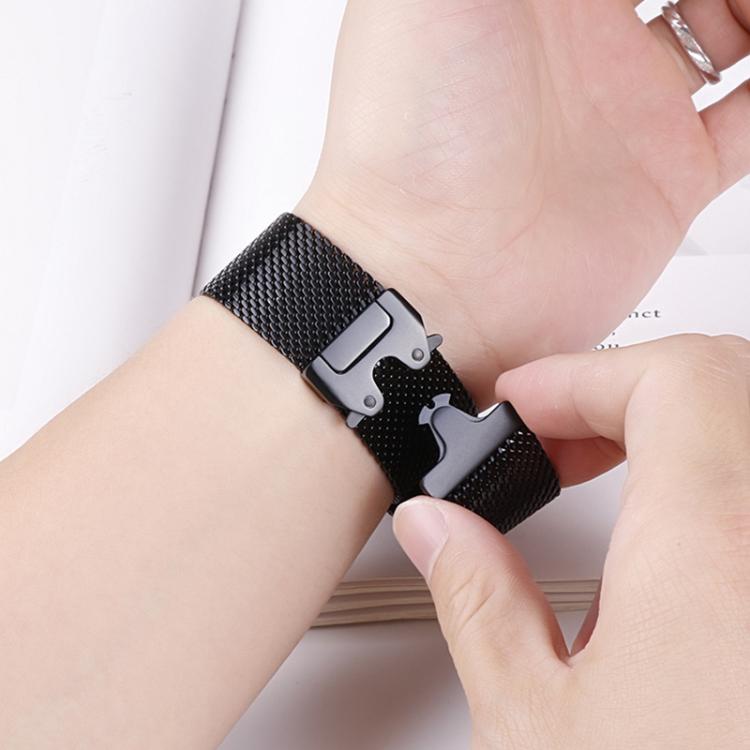 xDfind Milanese Parachute Buckle Stainless Steel Watch Band, For Amazfit T-Rex 3