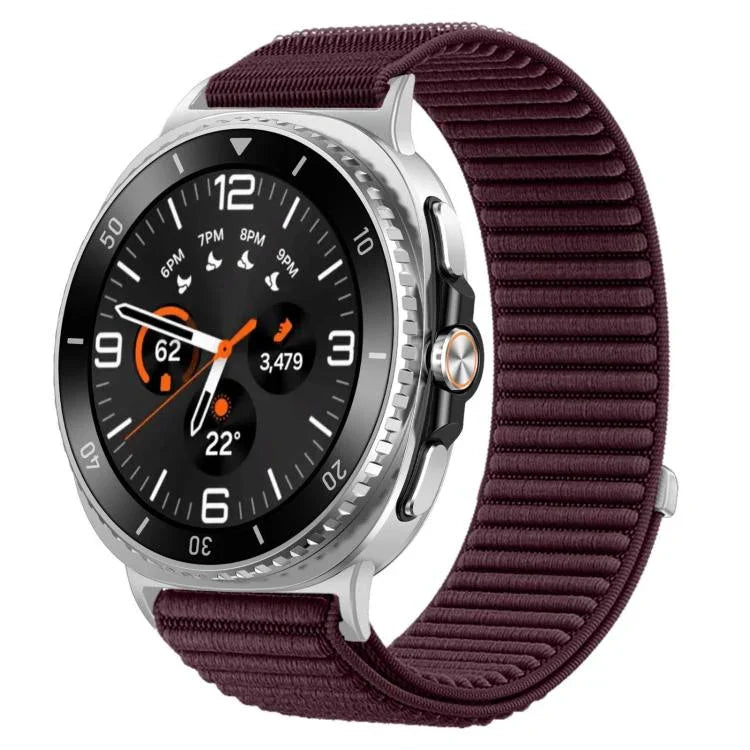 xDfind Woven Nylon Hook And Loop Fastener Watch Band, For Samsung Galaxy Watch8 / 8 Classic