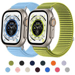 สายรัดนาฬิกาไนลอนถักพร้อมตีนตุ๊กแก xDfind สำหรับ Apple Watch 42 / 44 / 45 / 46 / 49mm, สำหรับ Apple Watch 38 / 40 / 41 / S10 42mm