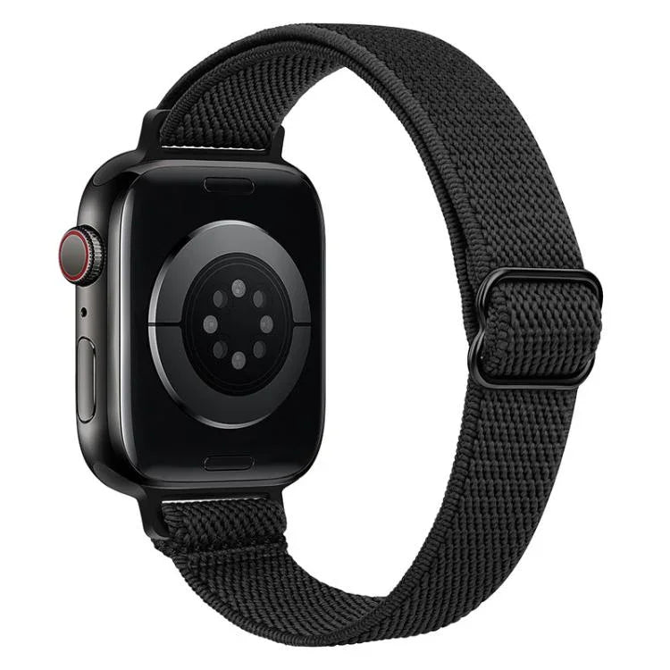 สายรัดนาฬิกาไนลอนยืดหยุ่นเอวเล็ก xDfind Ladder Buckle สำหรับ Apple Watch 42 / 44 / 45 / 46 / 49 มม. สำหรับ Apple Watch 38 / 40 / 41 / S10 42 มม.