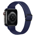 สายรัดนาฬิกาไนลอนยืดหยุ่นเอวเล็ก xDfind Ladder Buckle สำหรับ Apple Watch 42 / 44 / 45 / 46 / 49 มม. สำหรับ Apple Watch 38 / 40 / 41 / S10 42 มม.