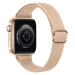 สายรัดนาฬิกาไนลอนยืดหยุ่นเอวเล็ก xDfind Ladder Buckle สำหรับ Apple Watch 42 / 44 / 45 / 46 / 49 มม. สำหรับ Apple Watch 38 / 40 / 41 / S10 42 มม.