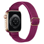 สายรัดนาฬิกาไนลอนยืดหยุ่นเอวเล็ก xDfind Ladder Buckle สำหรับ Apple Watch 42 / 44 / 45 / 46 / 49 มม. สำหรับ Apple Watch 38 / 40 / 41 / S10 42 มม.