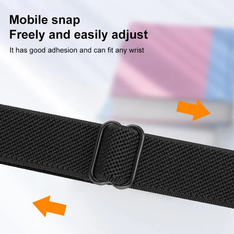 สายรัดนาฬิกาไนลอนยืดหยุ่นเอวเล็ก xDfind Ladder Buckle สำหรับ Apple Watch 42 / 44 / 45 / 46 / 49 มม. สำหรับ Apple Watch 38 / 40 / 41 / S10 42 มม.