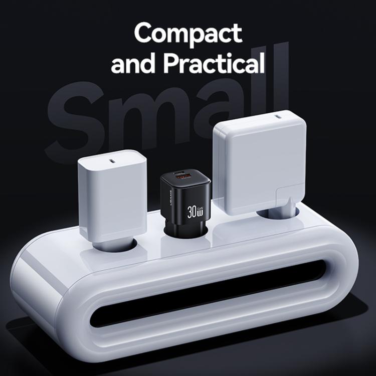 ที่ชาร์จเร็วขนาดเล็ก USAMS CC263 30W GaN USB-C / Type-C, USB สองพอร์ต, CC263