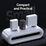 ที่ชาร์จเร็วขนาดเล็ก USAMS CC265 67W GaN 2 x Type-C, USB สามพอร์ต, CC265