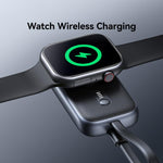 ที่ชาร์จไร้สายแบบพกพา USAMS CD245 ความจุ 1200mAh สำหรับ Apple Watch ซีรีส์ พร้อมสาย CD245
