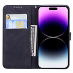 เคสโทรศัพท์หนังปั๊มลายผีเสื้อสไตล์ย้อนยุคแบบพับแนวนอน สำหรับ iPhone 17 Pro Max, สำหรับ iPhone 17 Pro, สำหรับ iPhone 17, สำหรับ iPhone Air