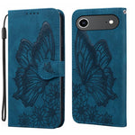 เคสโทรศัพท์หนังปั๊มลายผีเสื้อสไตล์ย้อนยุคแบบพับแนวนอน สำหรับ iPhone 17 Pro Max, สำหรับ iPhone 17 Pro, สำหรับ iPhone 17, สำหรับ iPhone Air