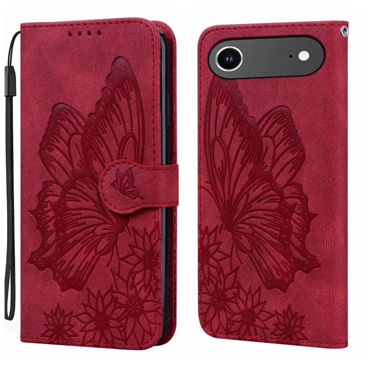 เคสโทรศัพท์หนังปั๊มลายผีเสื้อสไตล์ย้อนยุคแบบพับแนวนอน สำหรับ iPhone 17 Pro Max, สำหรับ iPhone 17 Pro, สำหรับ iPhone 17, สำหรับ iPhone Air