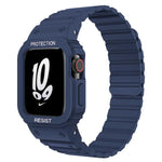 สายรัดนาฬิกาซิลิโคนแม่เหล็กพร้อมฝาครอบนาฬิกาในตัว xDfind สำหรับ Apple Watch 42 / 44 / 45 มม. สำหรับ Apple Watch ซีรีส์ 10 / 11 46 มม. สำหรับ Apple Watch ซีรีส์ 10 / 11 42 มม. สำหรับ Apple Watch Ultra 3 / 2 / 1 49 มม. สำหรับ Apple Watch 38 / 41 มม.