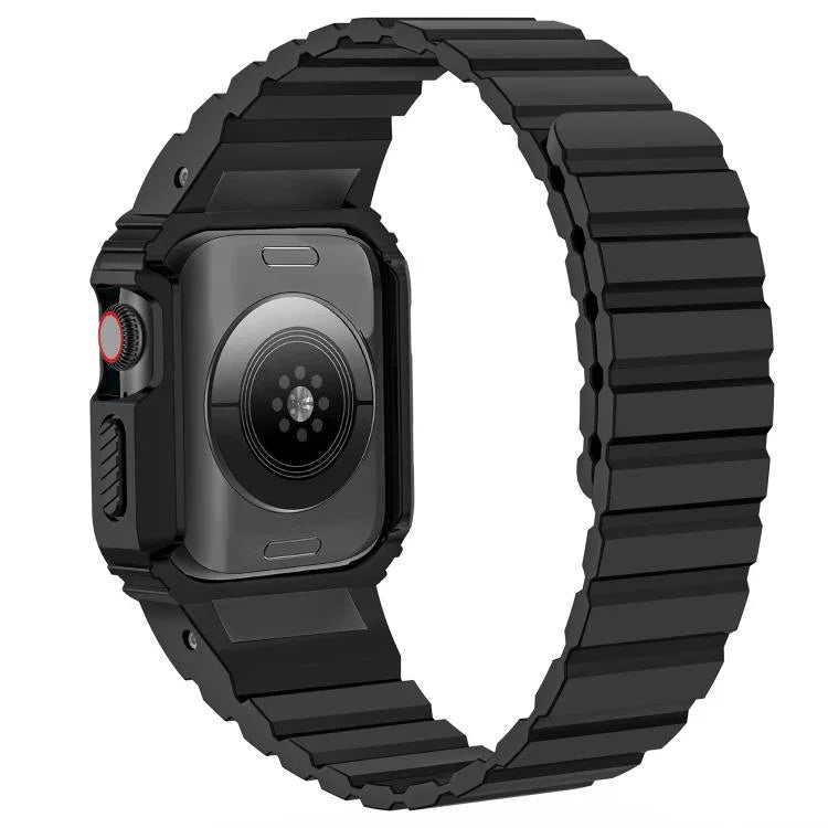 สายรัดนาฬิกาซิลิโคนแม่เหล็กพร้อมฝาครอบนาฬิกาในตัว xDfind สำหรับ Apple Watch 42 / 44 / 45 มม. สำหรับ Apple Watch ซีรีส์ 10 / 11 46 มม. สำหรับ Apple Watch ซีรีส์ 10 / 11 42 มม. สำหรับ Apple Watch Ultra 3 / 2 / 1 49 มม. สำหรับ Apple Watch 38 / 41 มม.