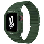 สายรัดนาฬิกาซิลิโคนแม่เหล็กพร้อมฝาครอบนาฬิกาในตัว xDfind สำหรับ Apple Watch 42 / 44 / 45 มม. สำหรับ Apple Watch ซีรีส์ 10 / 11 46 มม. สำหรับ Apple Watch ซีรีส์ 10 / 11 42 มม. สำหรับ Apple Watch Ultra 3 / 2 / 1 49 มม. สำหรับ Apple Watch 38 / 41 มม.