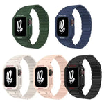 สายรัดนาฬิกาซิลิโคนแม่เหล็กพร้อมฝาครอบนาฬิกาในตัว xDfind สำหรับ Apple Watch 42 / 44 / 45 มม. สำหรับ Apple Watch ซีรีส์ 10 / 11 46 มม. สำหรับ Apple Watch ซีรีส์ 10 / 11 42 มม. สำหรับ Apple Watch Ultra 3 / 2 / 1 49 มม. สำหรับ Apple Watch 38 / 41 มม.