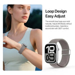 สายรัดไนลอนถักแบบหัวเข็มขัดแม่เหล็ก DUX DUCIS Mixture Ultra Series สำหรับ Apple Watch 38 / 40 / 41 / S10 42 มม.