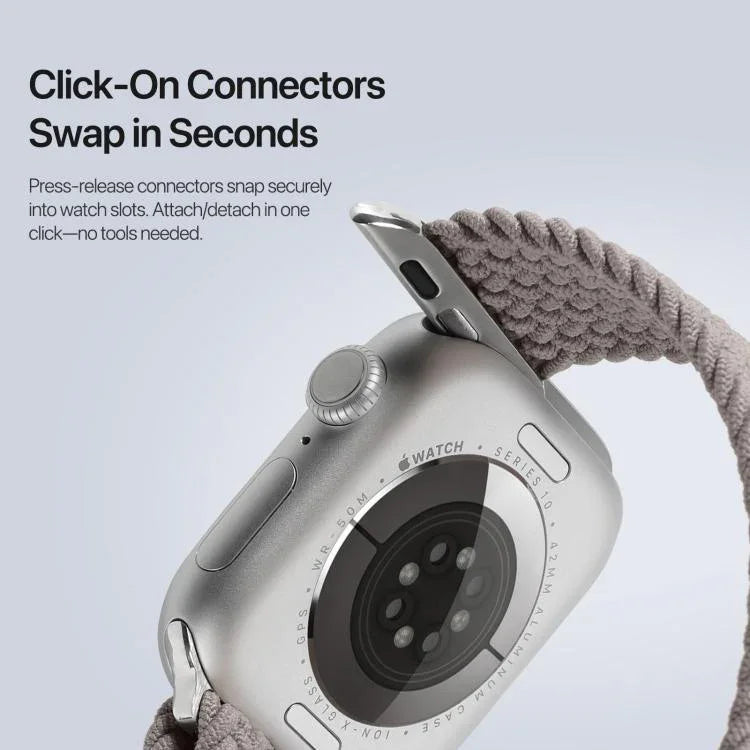 สายรัดไนลอนถักแบบหัวเข็มขัดแม่เหล็ก DUX DUCIS Mixture Ultra Series สำหรับ Apple Watch 38 / 40 / 41 / S10 42 มม.