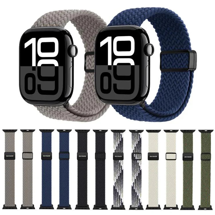 สายรัดไนลอนถักแบบหัวเข็มขัดแม่เหล็ก DUX DUCIS Mixture Ultra Series สำหรับ Apple Watch 42 / 44 / 45 / 46 / 49 มม.