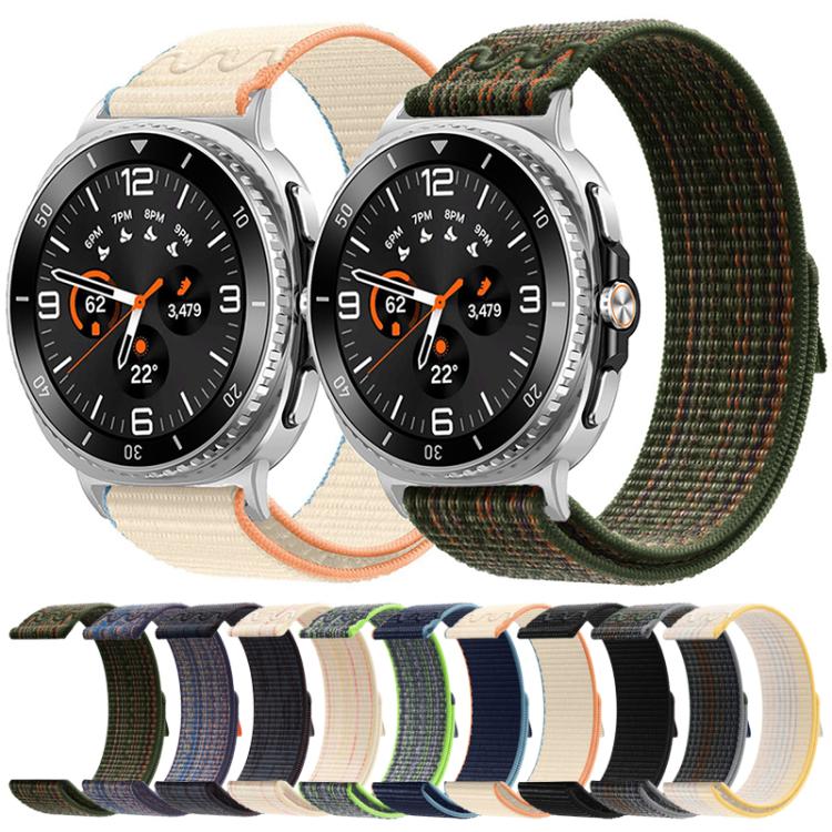 สายรัดนาฬิกาไนลอนแบบตีนตุ๊กแก xDfind สำหรับ Samsung Galaxy Watch8 / 8 Classic