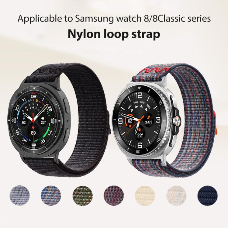 สายรัดนาฬิกาไนลอนแบบตีนตุ๊กแก xDfind สำหรับ Samsung Galaxy Watch8 / 8 Classic