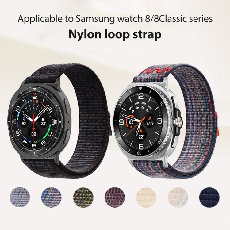 สายรัดนาฬิกาไนลอนแบบตีนตุ๊กแก xDfind สำหรับ Samsung Galaxy Watch8 / 8 Classic