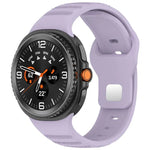 สายรัดนาฬิกาซิลิโคน xDfind แบบหัวเข็มขัดหมุดเงินลายจุดกลม สำหรับ Samsung Galaxy Watch Ultra/Ultra 2025, สำหรับ Samsung Galaxy Watch8 / 8 Classic