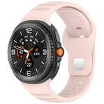 สายรัดนาฬิกาซิลิโคน xDfind แบบหัวเข็มขัดหมุดเงินลายจุดกลม สำหรับ Samsung Galaxy Watch Ultra/Ultra 2025, สำหรับ Samsung Galaxy Watch8 / 8 Classic