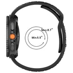 สายรัดนาฬิกาซิลิโคน xDfind แบบหัวเข็มขัดหมุดเงินลายจุดกลม สำหรับ Samsung Galaxy Watch Ultra/Ultra 2025, สำหรับ Samsung Galaxy Watch8 / 8 Classic