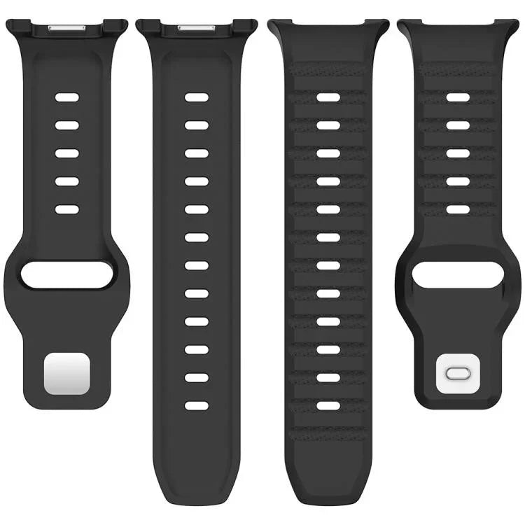 สายรัดนาฬิกาซิลิโคน xDfind แบบหัวเข็มขัดหมุดเงินลายจุดกลม สำหรับ Samsung Galaxy Watch Ultra/Ultra 2025, สำหรับ Samsung Galaxy Watch8 / 8 Classic