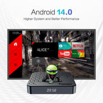 Tanix TX7 กล่องสมาร์ททีวี Android 14 8K UHD พร้อมรีโมทคอนโทรล, Allwinner H728 Octa-Core, 2GB+16GB, 4GB+32GB