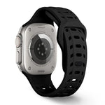 สายรัดนาฬิกาซิลิโคนลายรู Shark Texture สำหรับ Apple Watch 46 มม. / 49 มม. / 45 มม. / 44 มม.