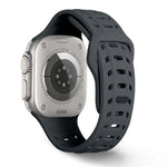 สายรัดนาฬิกาซิลิโคนลายรู Shark Texture สำหรับ Apple Watch 46 มม. / 49 มม. / 45 มม. / 44 มม.