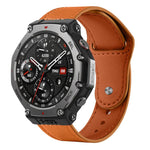 xDfind Rivet Buckle Genuine Leather Watch Band, 20mm, 22mm