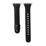 สายรัดนาฬิกาหนังแท้แบบหมุดเดี่ยววงแหวนคู่ xDfind สำหรับ Apple Watch 42 / 44 / 45 / 46 / 49 มม. สำหรับ Apple Watch 38 / 40 / 41 / S10 42 มม.