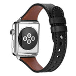 สายรัดนาฬิกาหนังแท้แบบหมุดเดี่ยววงแหวนคู่ xDfind สำหรับ Apple Watch 42 / 44 / 45 / 46 / 49 มม. สำหรับ Apple Watch 38 / 40 / 41 / S10 42 มม.