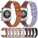 สายรัดนาฬิกาหนังแท้แบบหมุดเดี่ยววงแหวนคู่ xDfind สำหรับ Apple Watch 42 / 44 / 45 / 46 / 49 มม. สำหรับ Apple Watch 38 / 40 / 41 / S10 42 มม.