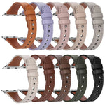 สายรัดนาฬิกาหนังแท้แบบหมุดเดี่ยววงแหวนคู่ xDfind สำหรับ Apple Watch 42 / 44 / 45 / 46 / 49 มม. สำหรับ Apple Watch 38 / 40 / 41 / S10 42 มม.