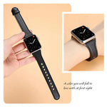 สายรัดนาฬิกาหนังแท้แบบหมุดเดี่ยววงแหวนคู่ xDfind สำหรับ Apple Watch 42 / 44 / 45 / 46 / 49 มม. สำหรับ Apple Watch 38 / 40 / 41 / S10 42 มม.