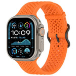 สายรัดนาฬิกาซิลิโคนระบายอากาศ xDfind สำหรับ Apple Watch 42 / 44 / 45 / 46 / 49 มม. สำหรับ Apple Watch 38 / 40 / 41 / S10 42 มม.