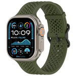 สายรัดนาฬิกาซิลิโคนระบายอากาศ xDfind สำหรับ Apple Watch 42 / 44 / 45 / 46 / 49 มม. สำหรับ Apple Watch 38 / 40 / 41 / S10 42 มม.