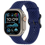 สายรัดนาฬิกาซิลิโคนระบายอากาศ xDfind สำหรับ Apple Watch 42 / 44 / 45 / 46 / 49 มม. สำหรับ Apple Watch 38 / 40 / 41 / S10 42 มม.