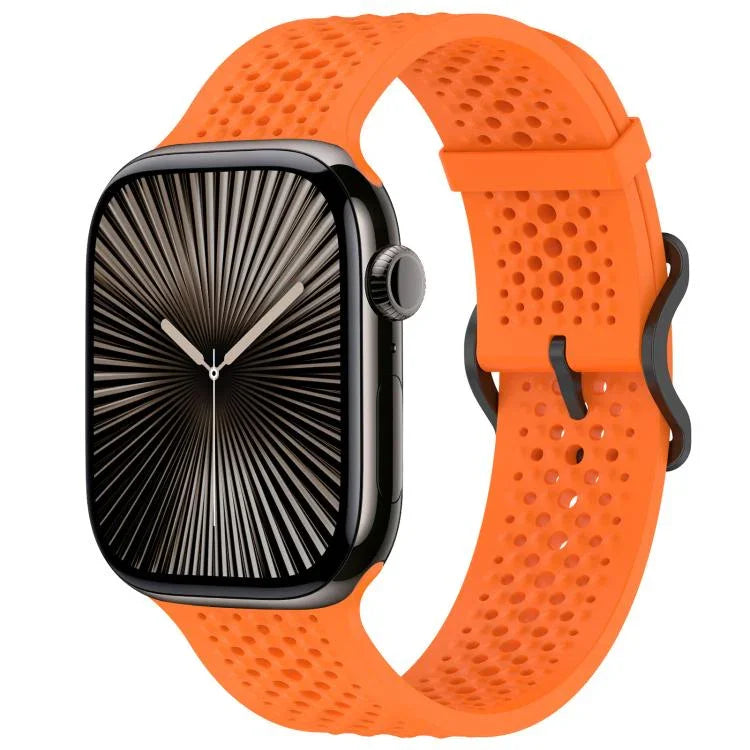 สายรัดนาฬิกาซิลิโคนระบายอากาศ xDfind สำหรับ Apple Watch 42 / 44 / 45 / 46 / 49 มม. สำหรับ Apple Watch 38 / 40 / 41 / S10 42 มม.