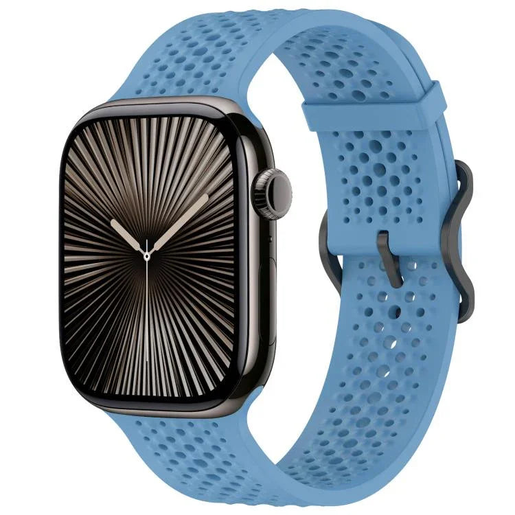 สายรัดนาฬิกาซิลิโคนระบายอากาศ xDfind สำหรับ Apple Watch 42 / 44 / 45 / 46 / 49 มม. สำหรับ Apple Watch 38 / 40 / 41 / S10 42 มม.